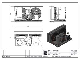 Tecumseh HTA Condensing Unit 6.5HP R404 MHBP TAGT4573ZHR-2