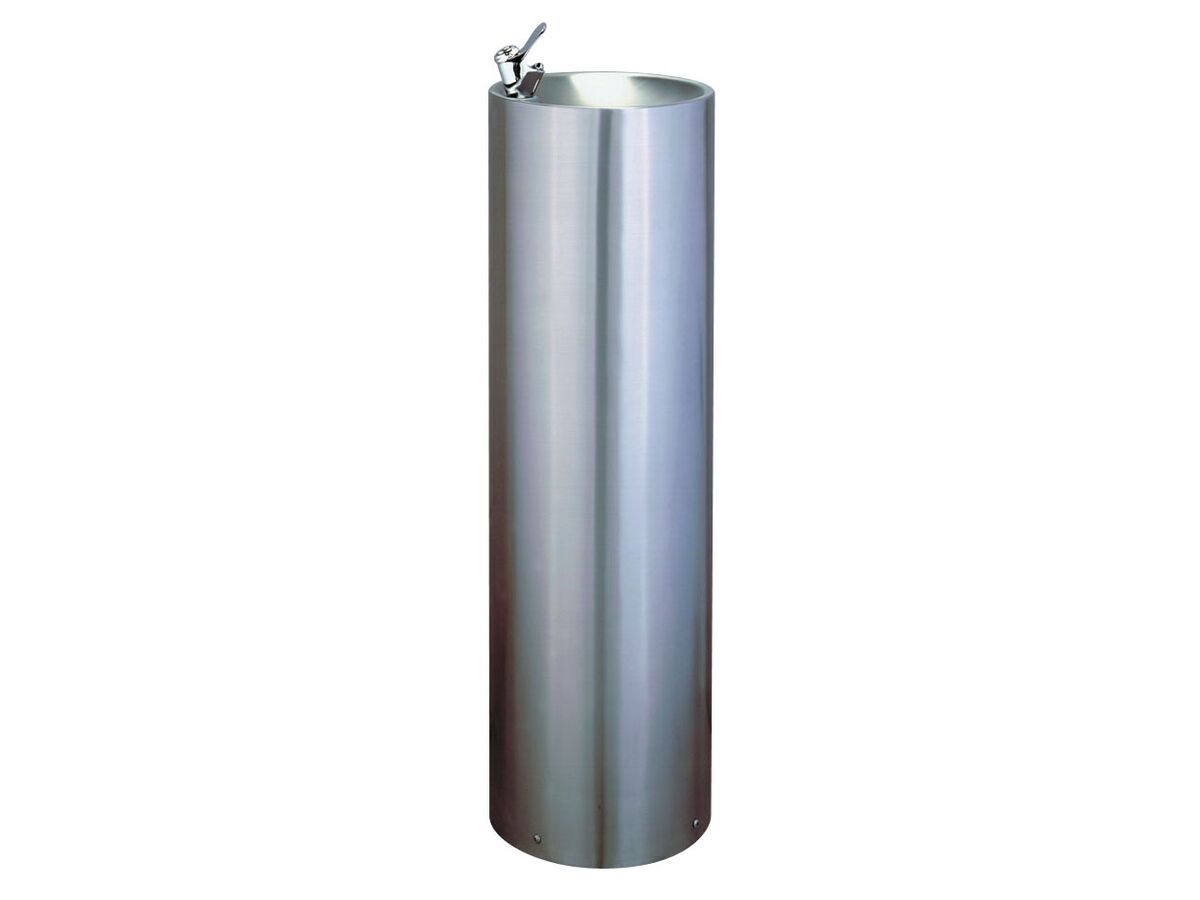 RBA Floor Mounted Drinking Fountain 280 x 915 Stainless Steel