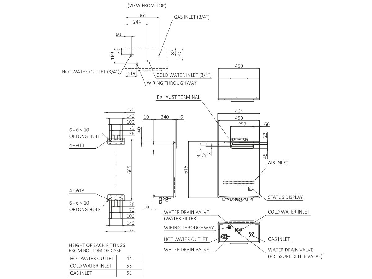 Thermann 32R LPG 60 Degree Continuous Flow Hot Water System from Reece