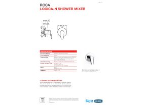 Technical Guide - Roca Logica-N Shower Mixer Chrome