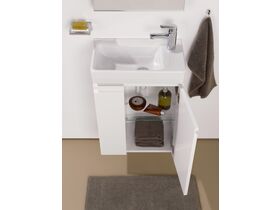 LAUFEN Pro S Wall / Counter Basin Left Hand Basin 1 Taphole with Overflow 480x280 White