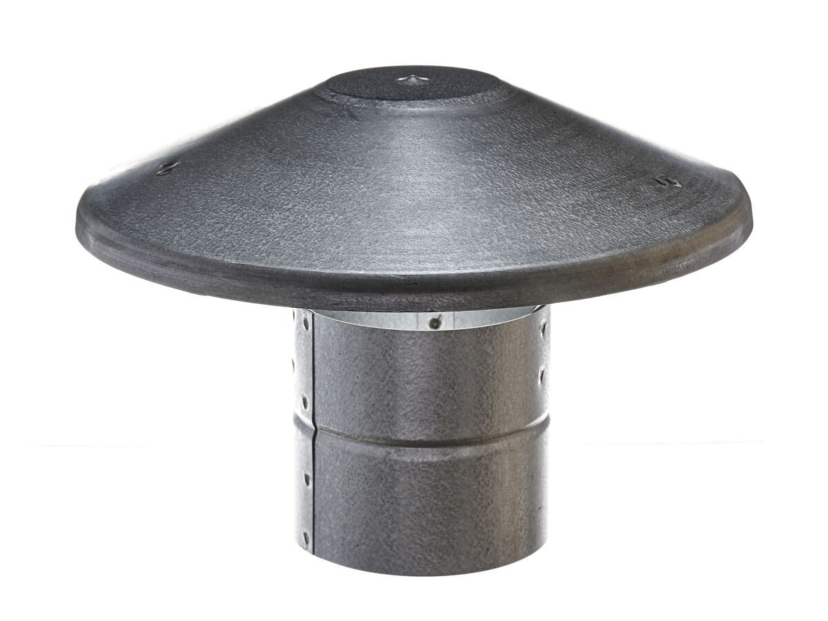 Cowl China Hat - Zinc 100mm