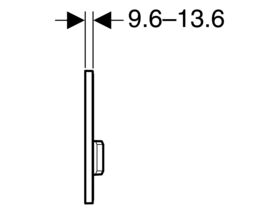 Geberit Sigma 50 Dual Flush Akril Matt Jet
