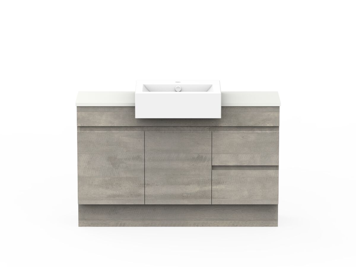 Posh Domaine Semi Recessed Vanity Unit