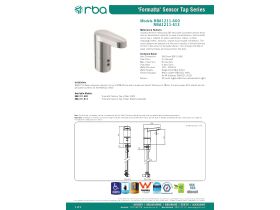 Specification Sheet - RBA Formatta Sensor Tap
