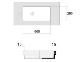 AXA Om Under Counter Basin White