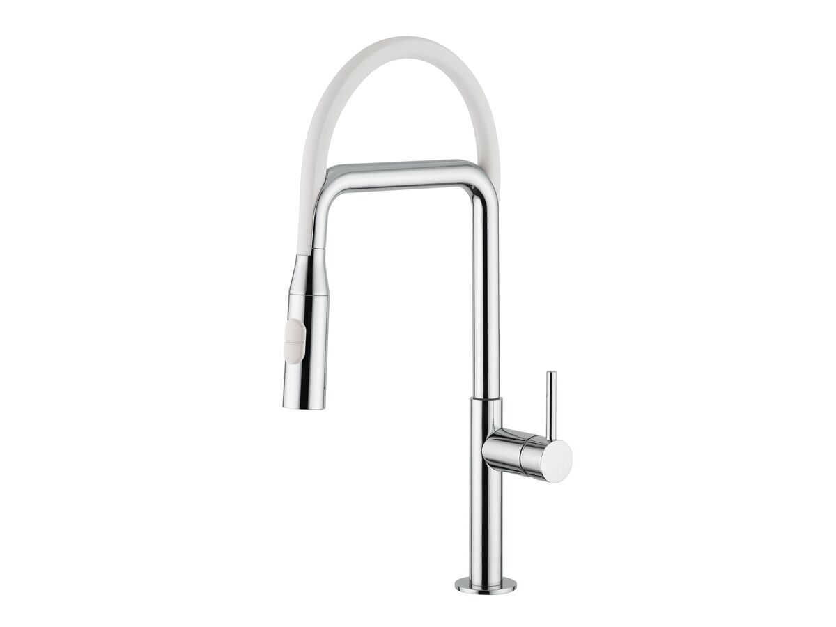 Teknobili Acquerelli Pull Out Sink Mixer Chrome (5 Star)