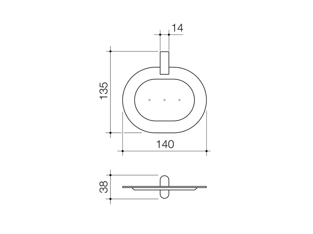 Caroma Track Soap Dish Chrome from Reece