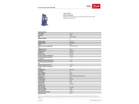 Specification Sheet - Danfoss Scroll Compressor 3 Phase L/Valve SM160-4RAI