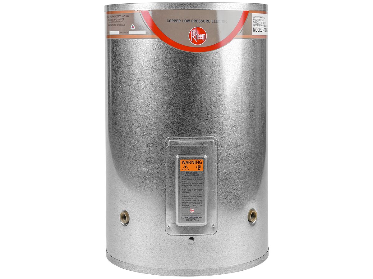 Rheem 90L 2kW Low Pressure Copper Triple Inlet (510x785) Hot Water Cylinder from Reece