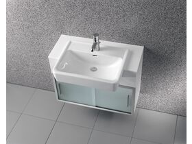 Laufen Pro A Semi Recessed Basin 560mm x 440mm 1 Taphole White