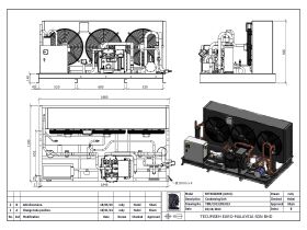 Tecumseh Semi Hermetic EVO Condensing Unit SHT4620ZHR 3 Phase
