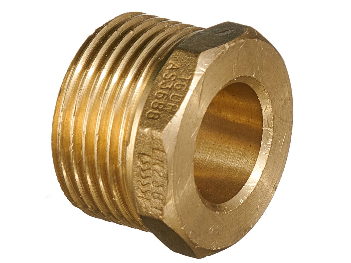 Tube Bush - Male Brass 25mm x 20C