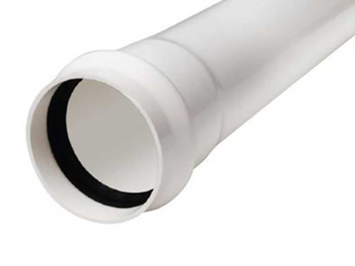 DWV PVC Pipe 225mm x 3mtr SN8 RRJ Extra Heavy from Reece