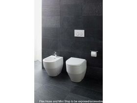 Laufen Pro A Back to Wall Bidet 1 Taphole White