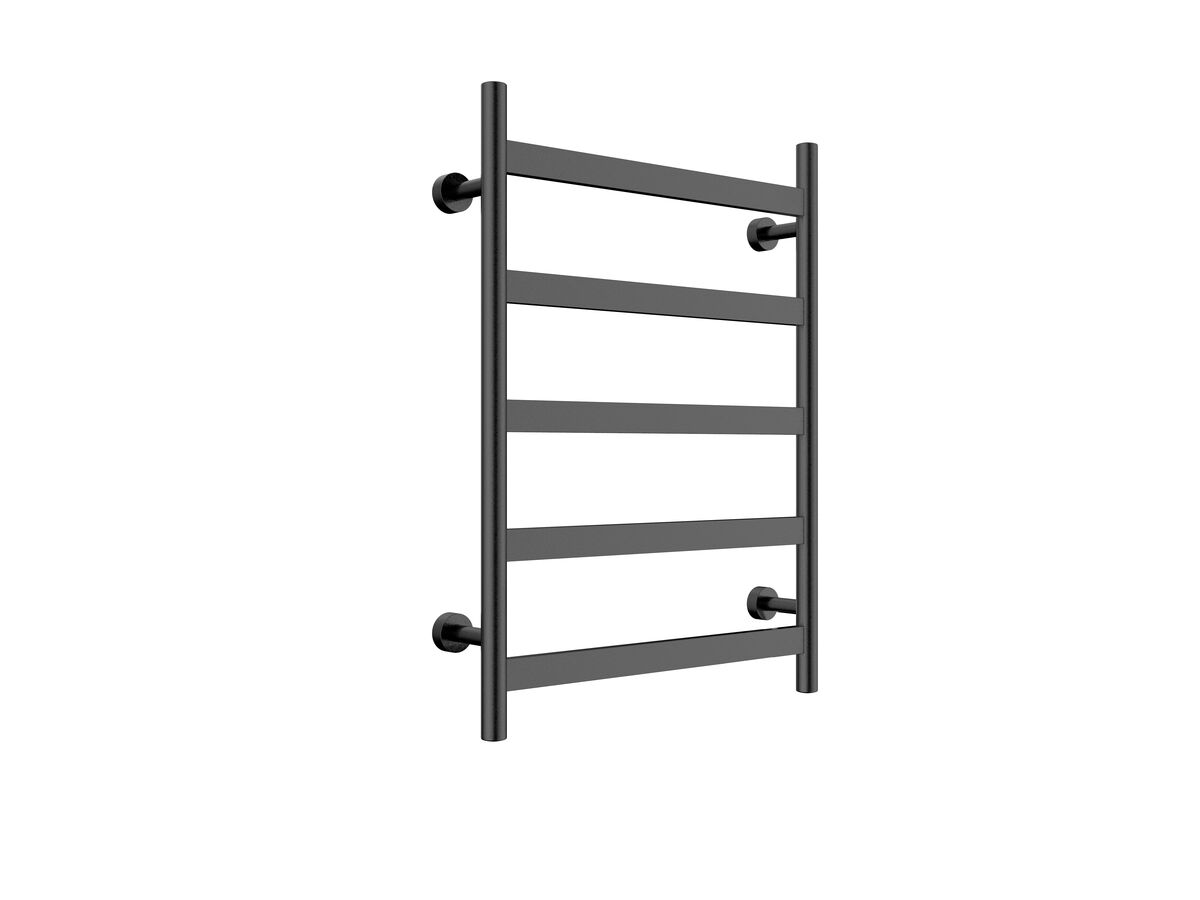 Mizu Stream Heated Towel Rail 600 x 800mm Matte Black from Reece