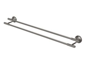 Hero - Milli Marq Edit Double Towel Rail 800mm Brushed Gunmetal