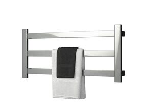 Milli Edge MK2 Heated / Non Heated Towel Rail 900mm x 420mm Polished Stainless Steel