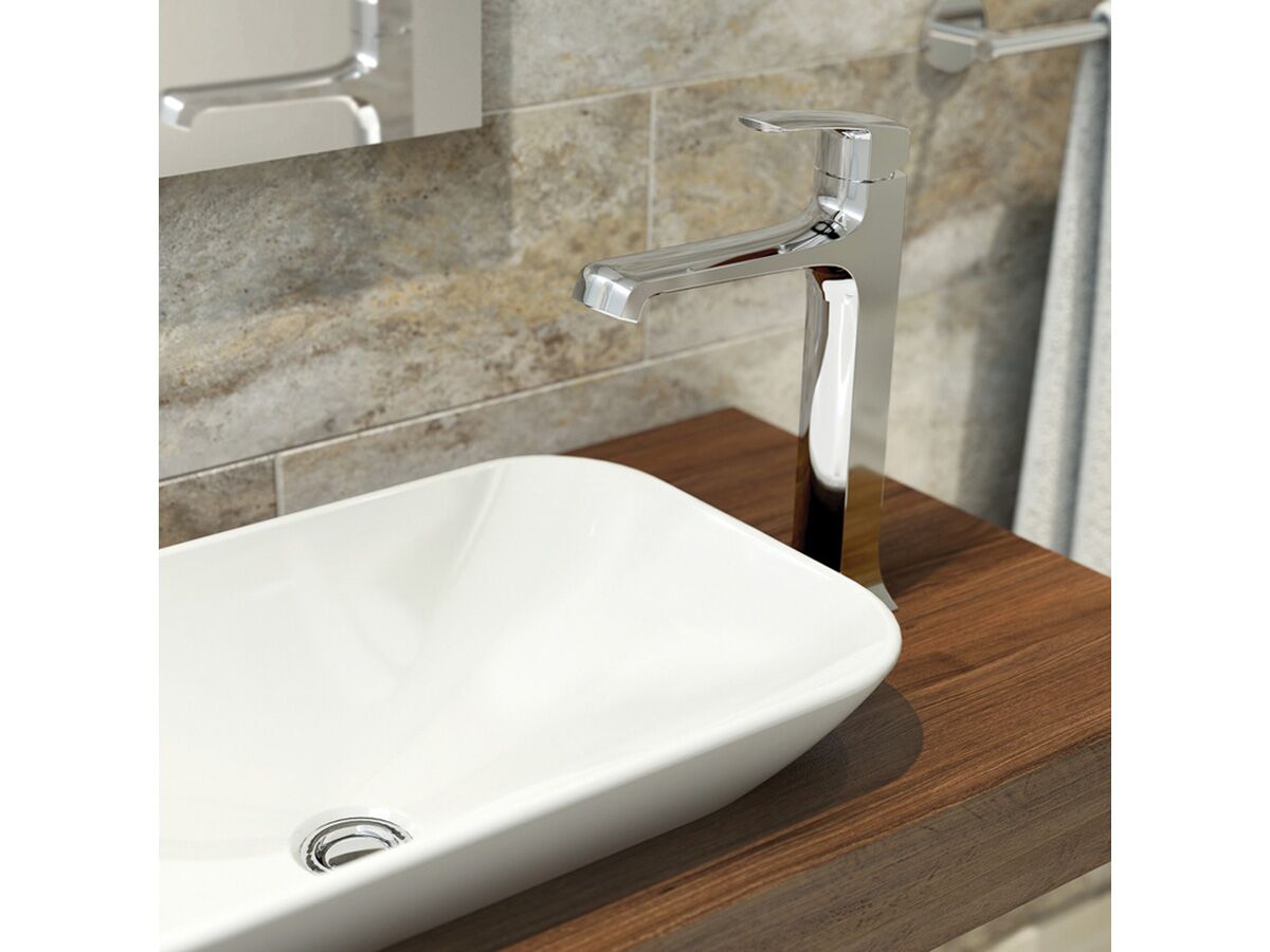 Caroma Pillar Tower Basin Mixer Tap Chrome (5*) from Reece