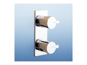 Caroma Liano Wall Top Assemblies (2 Hole) Vertical Mount Chrome