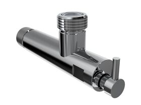 ISOVALVE MALE 15MM CHROME