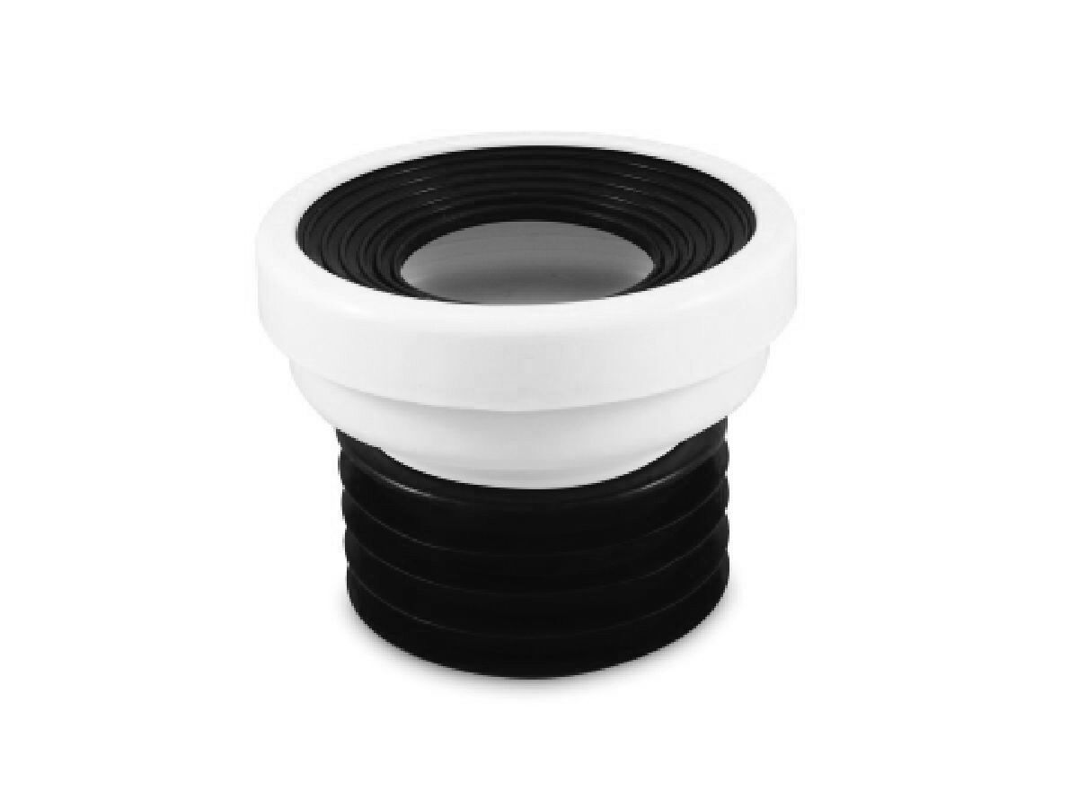 FlexiFin Pan Connector Straight Approved 100mm from Reece