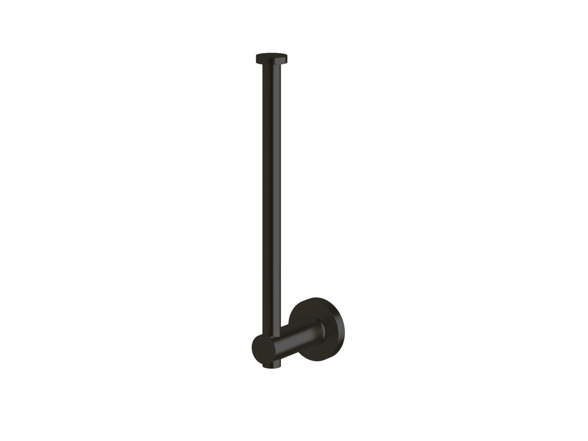 Scala Double Spare Toilet Roll Holder LUX PVD Matte Opium Black