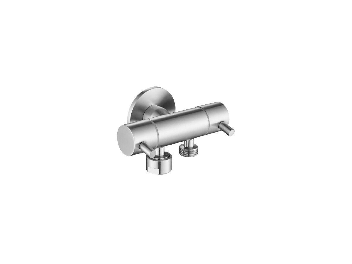 Dual Control Mini Cistern Cock Stainless Steel
