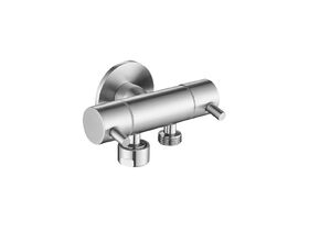 Dual Control Mini Cistern Cock Stainless Steel