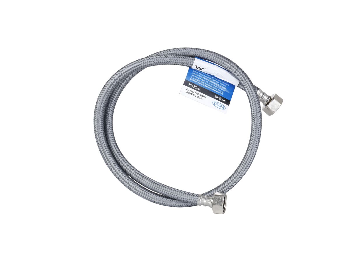 Dura Pex Flex Hose Water 1000mm Nylon Low-Temp Lead Free