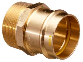 >B< Press Gas Male Coupling 50mm x 2" BSP"
