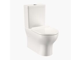 Clark Round Back To Wall Close Coupled Back Entry Toilet Suite White (4 Star)