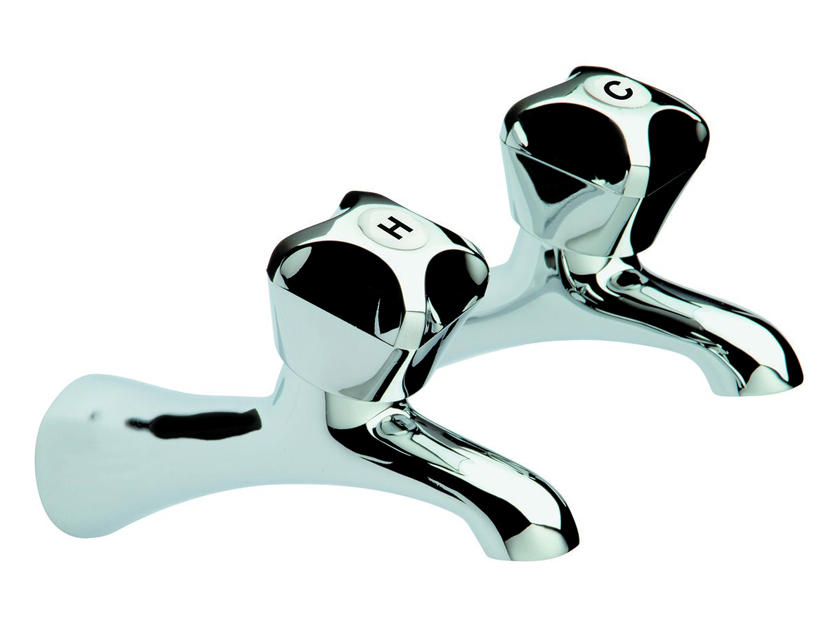 Foreno Standard Bath Taps 20mm Chrome from Reece