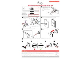 Installation Instructions - Milli Etch Progressive Shower Mixer Tap