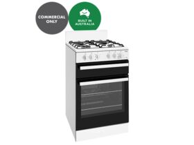 Chef Freestanding Natural Gas Cooker and Oven 54cm White