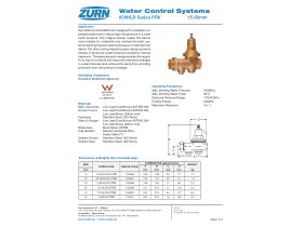 Specification Sheet - Wilkins 600HLR PRV 70mm - 800kPa