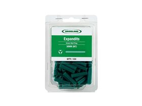 Bridgland Expandit Green 7mm x 30mm (100)
