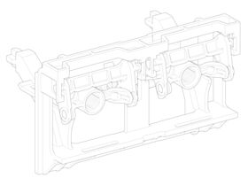 Geberit Transmission Block for Sigma Cistern 75m