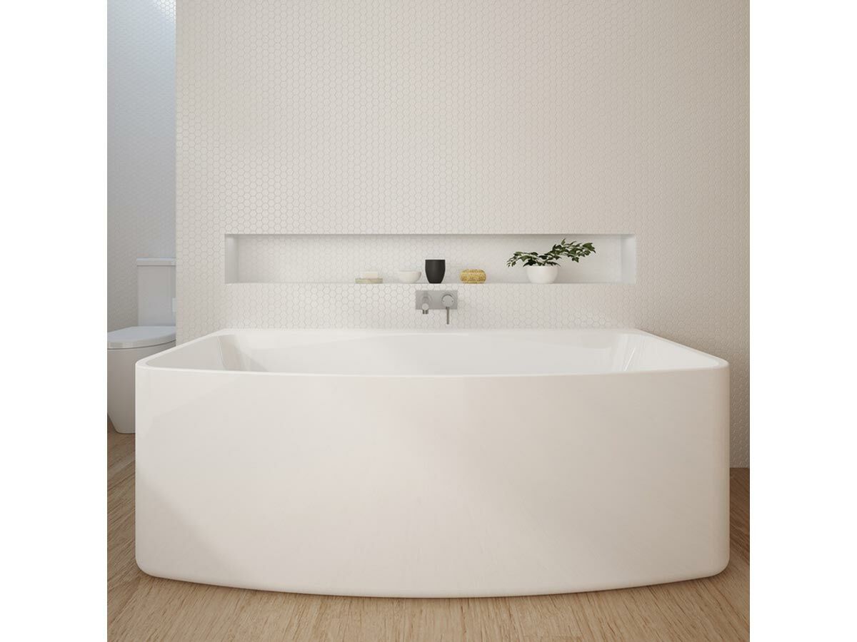 Caroma Urbane Bath 1675Mm Back To Wall Free Standing From Reece