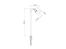 ASL-01 Pathlight / Spike / Single / 60cm