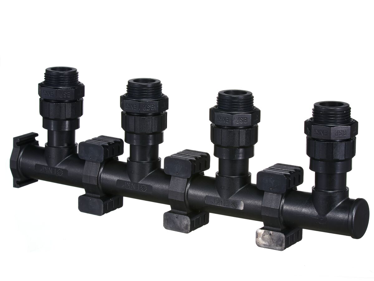 Enki Manifold Complete 4 Port (Plain) from Reece