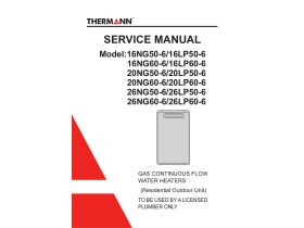 Service Manual - Thermann 6 Star Gas Continuous Flow Water Heaters