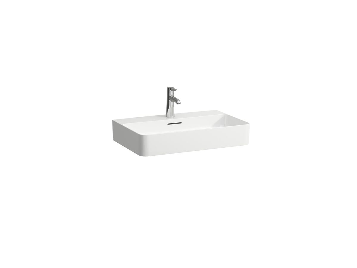 LAUFEN Val Wall/Counter basin 1 Taphole with Overflow 650x420