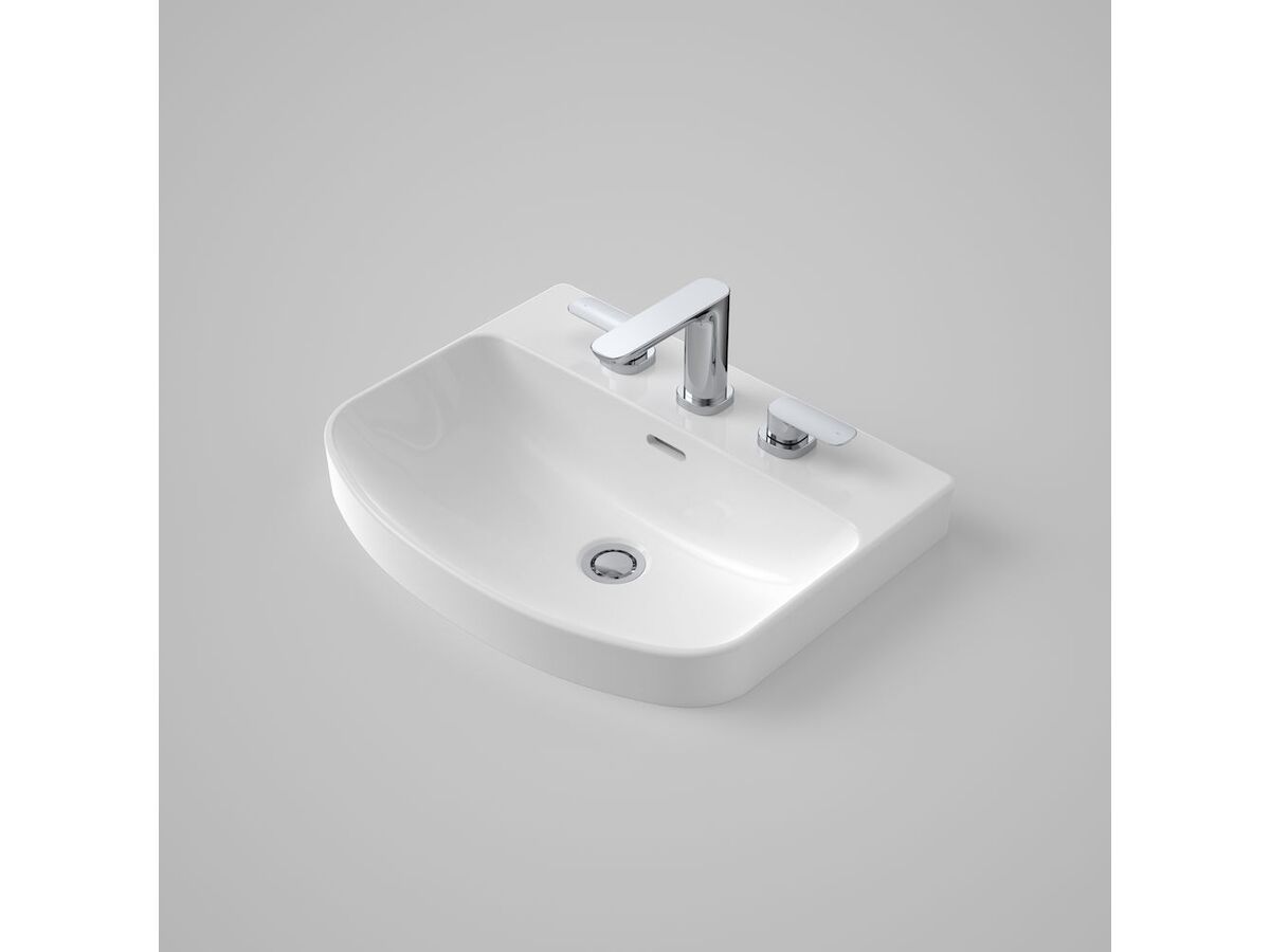 Caroma Forma Inset Vanity Basin 3 Taphole with Overflow from Reece