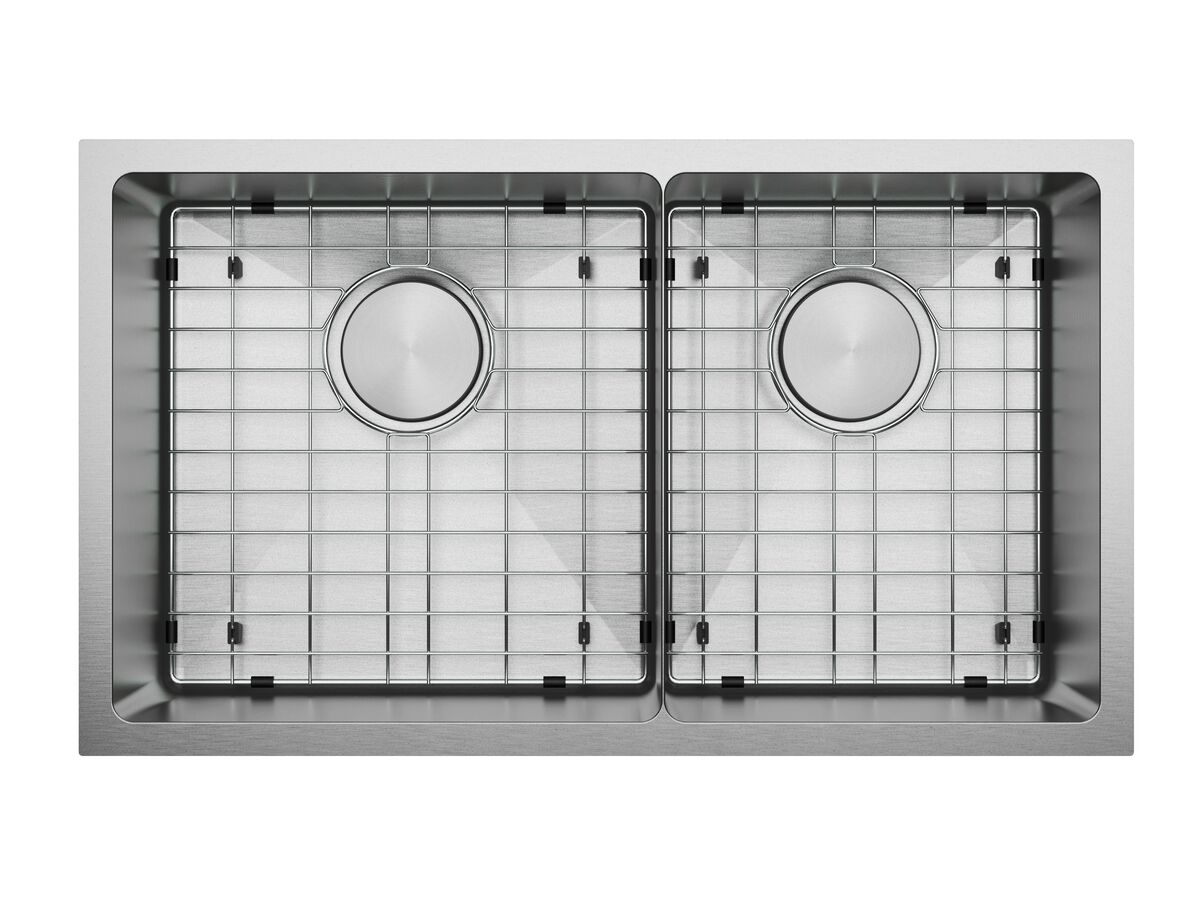 Hero  - Memo Zenna 1 3/4 Bowl Sink Stainless Steel Nanoplated Nickel