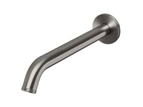 Hero - Milli Etch Wall Basin / Bath Outlet 250mm Brushed Gunmetal (6 Star)