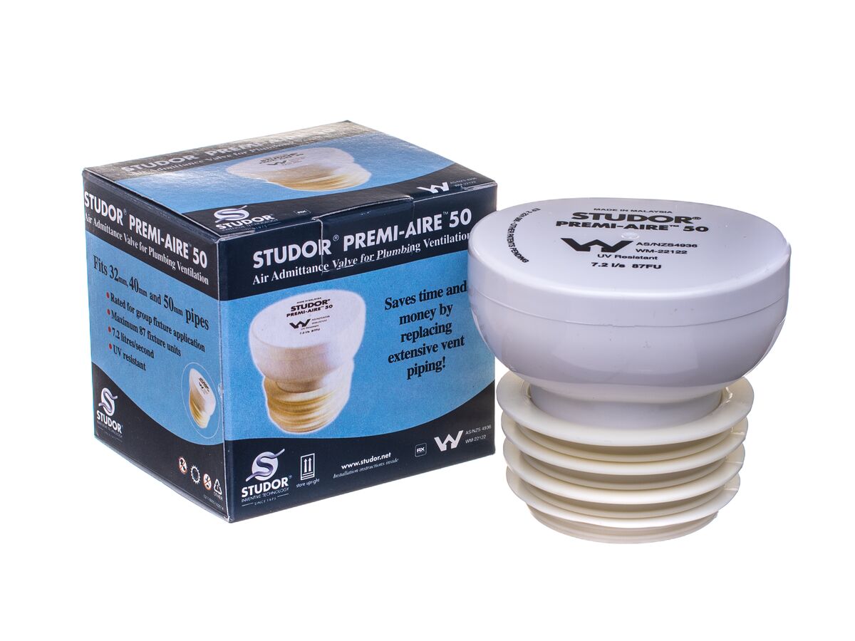 Studor PremiAire Air Admittance Valve 50mm from Reece
