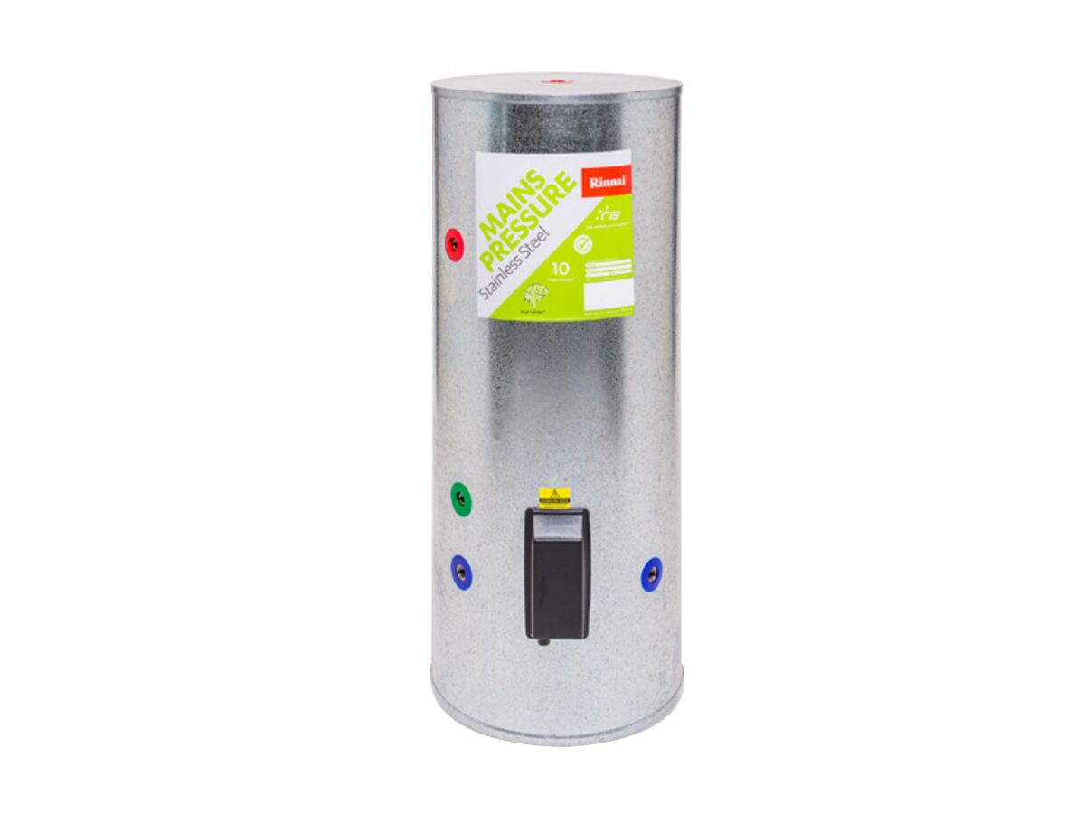 Rinnai Stainless Steel Mains Hot Water Cylinder