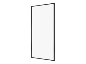 Kado Lux Framed Shower Panel 1000mm Matte Black