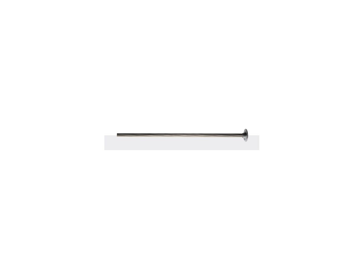 Curtain Rod "L" Shaped with Support 1200 x 1200mm Stainless Steel